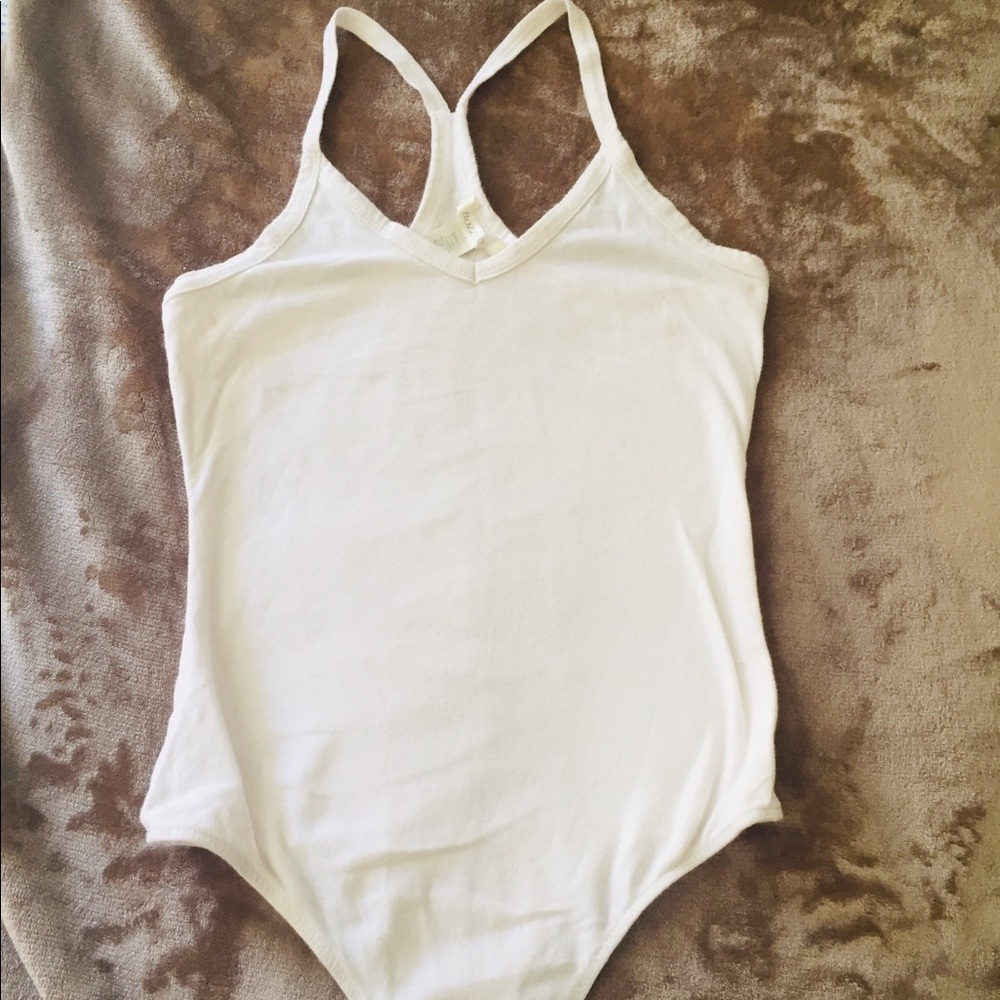 small white bodysuit